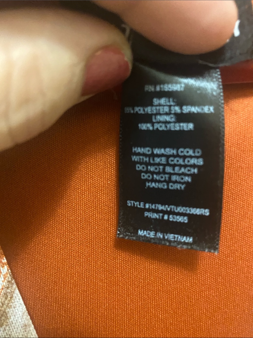 Rust Floral Wrap Maxi Dress with Puff Sleeves - Picture 9 of 10